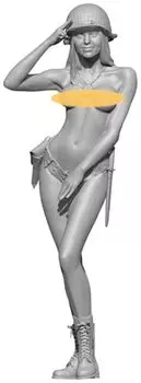 Модель Sol Saluting Topless Ava Resin Kit MM431 1/24
