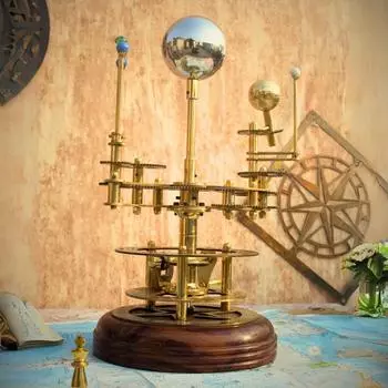 Модель Солнечной системы, полностью функциональная, теллурий, небесный подарок для любителей астронавтики, антикварный подарок для планетария