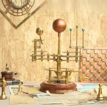 Модель Солнечной системы, полностью функциональная, теллурий, небесный подарок для любителей астронавтики, антикварный подарок для планетария