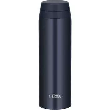 [Модель, совместимая с посудомоечной машиной] Термос для воды с вакуумной изоляцией, мобильная кружка 500 мл, темно-синий JOR-500 DNVY