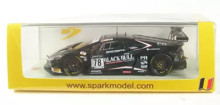 Модель Spark National Lamborghini Huracan GT3 Evo 2020 Spa 24H Kujala 1/43 Burwell Motorsport #78 F. Шандорф/А. Макдауэлл/П.