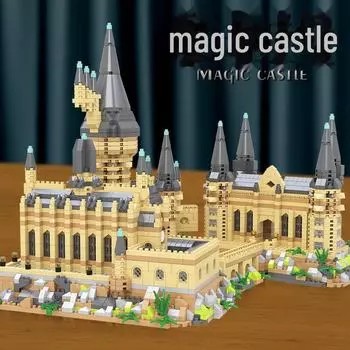 Модель строительных блоков Magic Castle, совместимая с Lego - подарок высокой сложности M2050