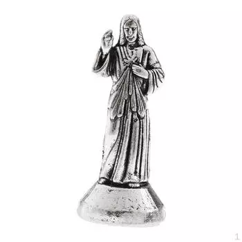 Модель святой статуи с магнитным основанием, католический декор, 2/3 дюйма Bronze 5cm