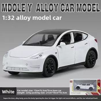 Model Tesla Y Miniature Vehicle Model With Sound And Light For Enthusiasts Car