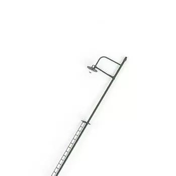 Model Train Lamppost with Ladder Home Landscape Decorations LED Railway Light Miniature Single-Head Track Lamp Table Toys