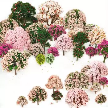 Model Trees Miniature Garden Trees Diorama Model Color Model Trees Diorama Trees 29 Trees cm HO Gauge Model Landscape Railway Model Architectural