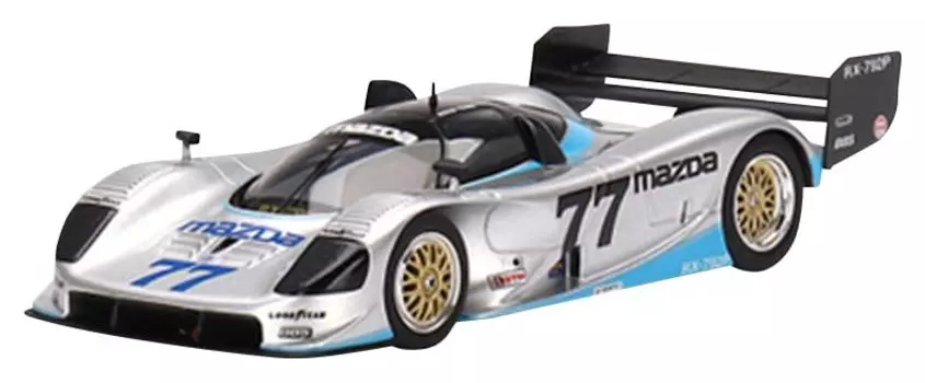 МОДЕЛЬ TSM Mazda IMSA Watkins Glen 1992 Второе место Автомобиль Mazda Motorsports Завершенный продукт 1/43 RX-792P #77