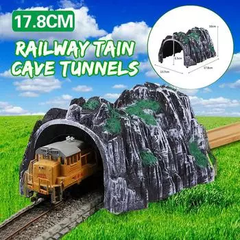 Модель туннеля поезда Железнодорожная пещера Тоннели Песочный стол C5L5 2Q6W T6H6 Игрушечная модель B2T4 Color-One-size