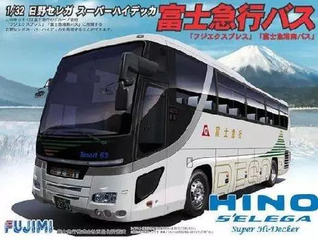Модель туристического автобуса Fujimi серии BUS8 Hino Selega SHD Характеристики автобуса Fujikyuko 1/32