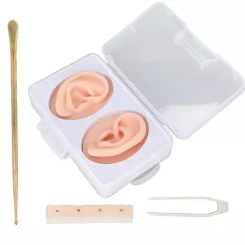 Модель уха, облегчающая боль, маленькая, компактная, удобная, практичная, для практики пирсинга, тело