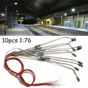 Модель уличных фонарей 8 см, здание, украшение сада