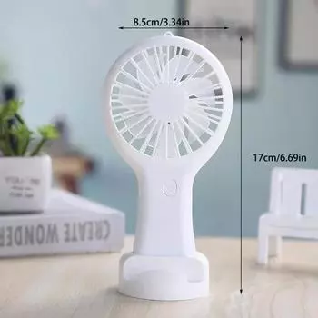 Модель USB-зарядки, белый портативный вентилятор, мини-ручной электрический вентилятор, перезаряжаемый через USB, небольшой карманный вентилятор, охладитель воздуха белый