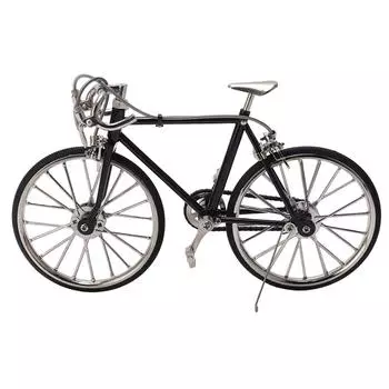 Модель велосипеда Яркий дизайн DIY Декоративный 12x19.5cm4.7x7.7in Материал сплава Миниатюрные игрушки велосипед