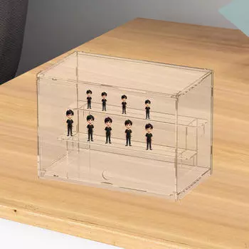 Модель витрина автомобиль ящик с полкой витрина прочная фигурка хранения прозрачный