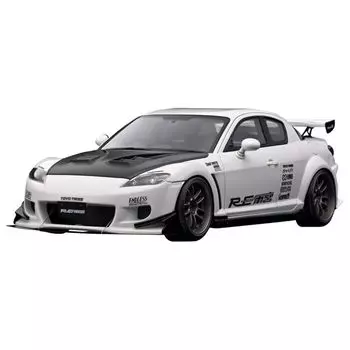 модель зажигания 1/18 mazda RX-8 (SE3P) RE Amemiya Белый Готовый продукт