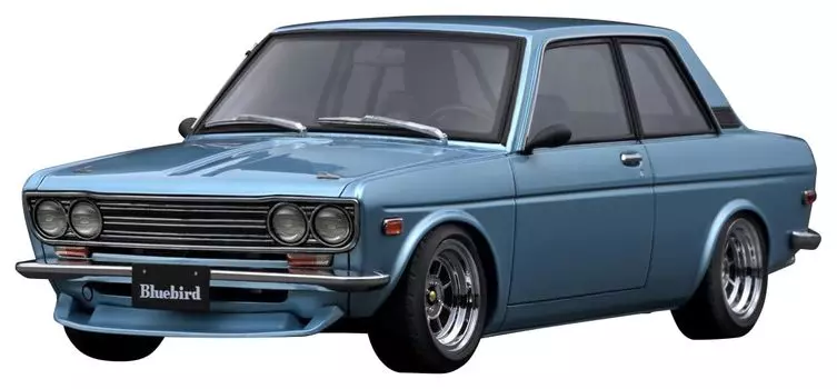 модель зажигания Datsun Bluebird Light Blue Metallic готовое изделие 1/18 (510)