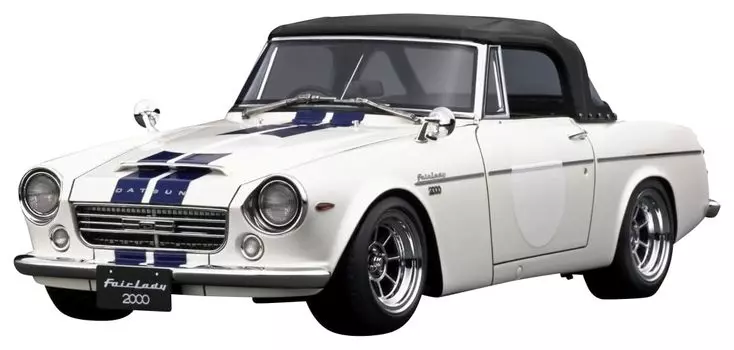 модель зажигания Datsun Fairlady 2000 готовое изделие 1/18 (SR311) Белый/Синий
