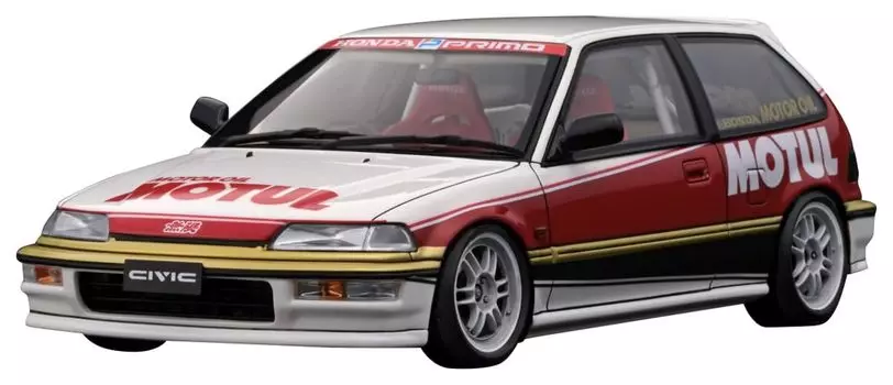 модель зажигания Honda CIVIC SiR готовый продукт 1/18 (ЭФ9) Белый/Красный