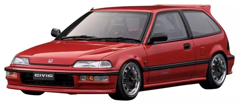 модель зажигания Honda CIVIC SiR Red готовый продукт 1/18 (ЭФ9)