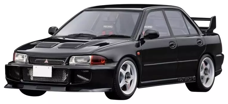 модель зажигания INITIAL D Mitsubishi Lancer Evolution III GSR Black готовый продукт 1/18 (CE9A)