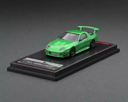 модель зажигания Mazda RE Amemiya Green Metallic готовое изделие IG2496 1/64 RX-7 (FC3S) зелёный