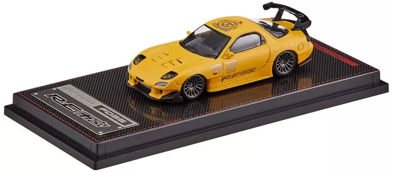 модель зажигания Mazda RE Amemiya Matte Yellow готовый продукт 1/64 RX-7 (ФД3С) жёлтый