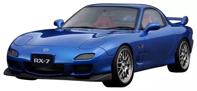 модель зажигания Mazda Spirit R Type A Blue Metallic готовое изделие 1/18 RX-7 (ФД3С)