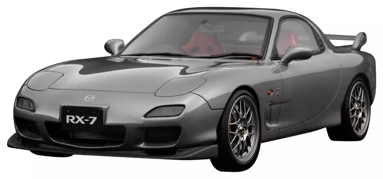 модель зажигания Mazda Spirit R Type A Серый металлик готовое изделие 1/18 RX-7 (ФД3С)