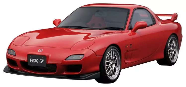 модель зажигания Mazda Spirit R Type A Красный готовый продукт 1/18 RX-7 (ФД3С)