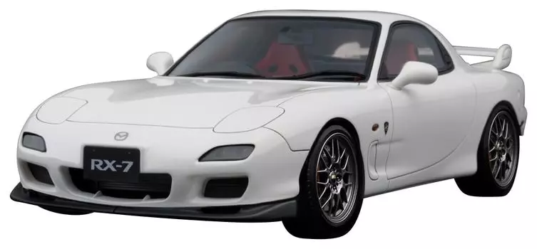 модель зажигания Mazda Spirit R Type A Белый готовый продукт 1/18 RX-7 (ФД3С)