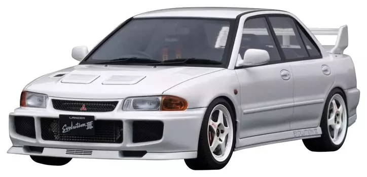 модель зажигания Mitsubishi Lancer Evolution III GSR White готовое изделие 1/18 (CE9A)