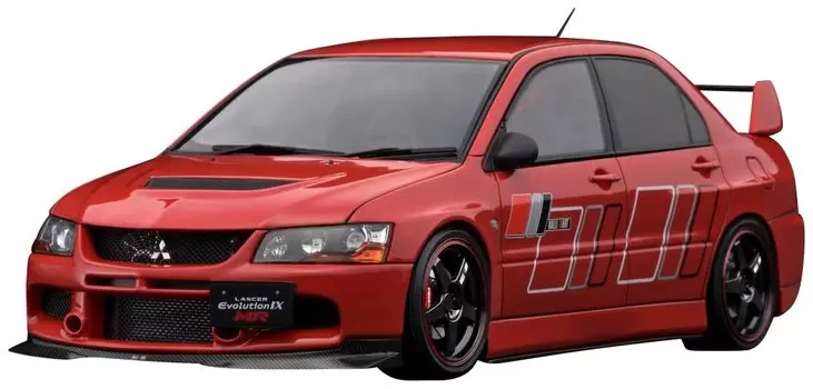 Модель зажигания Mitsubishi Lancer Evolution IX MR Red готовый продукт 1/18 (CT9A)