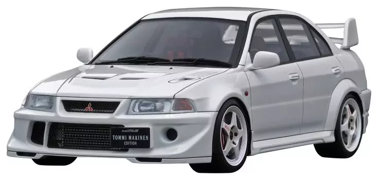 модель зажигания Mitsubishi Lancer Evolution VI GSR Белый готовый продукт 1/18 TME (CP9A)