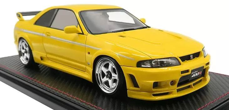 Модель зажигания Nismo R33 400R Желтый готовый продукт IG2252 1/18 GT-R