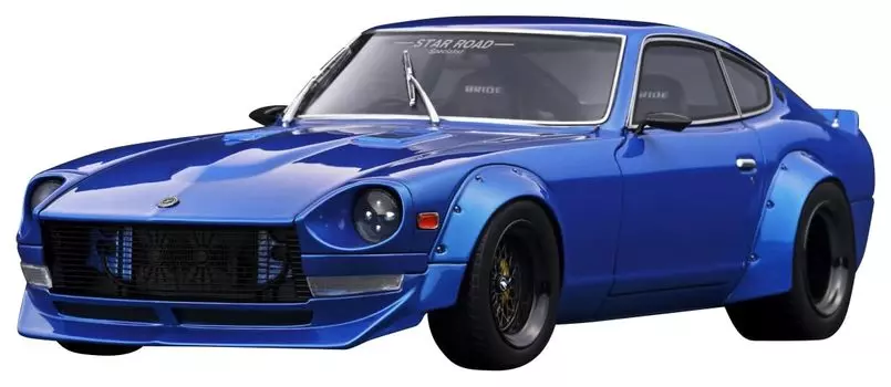 модель зажигания Nissan Fairlady Z STAR ROAD Blue Metallic готовый продукт 1/18 (S30)