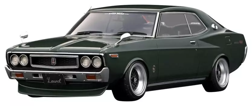 модель зажигания Nissan Laurel 2000SGX Зеленый готовый продукт 1/18 (С130)