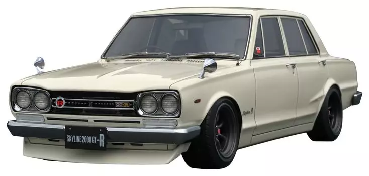 модель зажигания Nissan Skyline 2000 Белый готовый продукт 1/18 GT-R (ПГЦ10)
