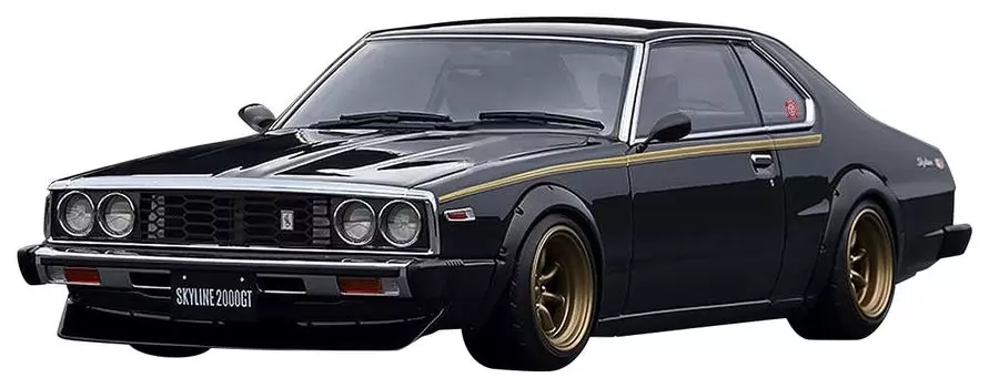 Модель зажигания Nissan Skyline 2000 Черный готовый продукт 1/18 GT-ES (С210)