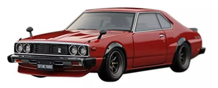 Модель зажигания Nissan Skyline 2000 Красный IG0120 Завершенный продукт 1/43 GT-ES (С210) (Широкое колесо) красный