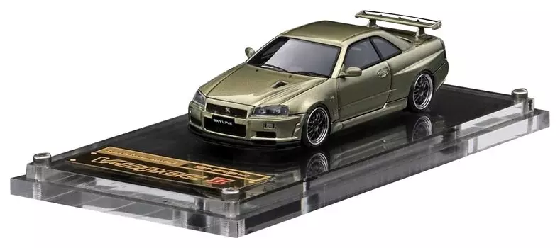 модель зажигания Nissan Skyline II Millennium Jade готовый продукт 1/64 GT-R V-spec (Р34)