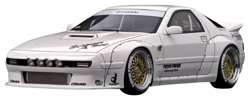 Модель зажигания PANDEM Белый готовый продукт 1/18 RX-7 (FC3S)