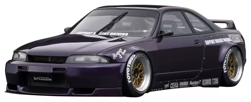 модель зажигания PANDEM Фиолетовый готовый продукт 1/18 GT-R (BCNR33) фиолетовый