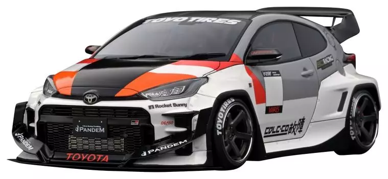 Модель зажигания PANDEM GR YARIS Белый готовый продукт 1/18 (4BA)