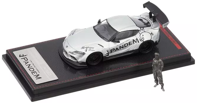 Модель зажигания PANDEM Supra Silver с готовым изделием 1/64 (A90) Г-н Миура