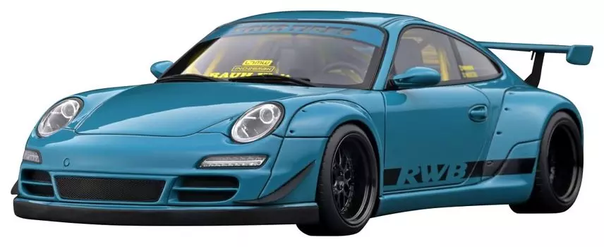 Модель зажигания RWB 997 Зеленый готовый продукт 1/18