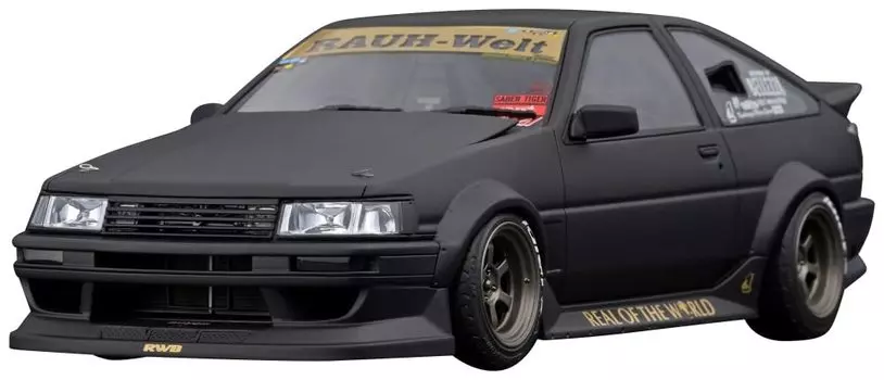 Модель зажигания RWB AE86 Matte Black, готовое изделие IG2606 1/18
