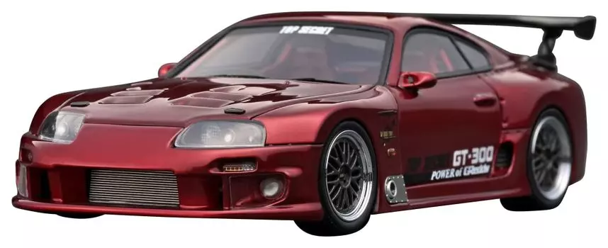модель зажигания TOP SECRET GT300 Supra Red Metallic готовый продукт 1/43 (JZA80)