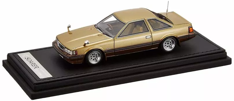 Модель зажигания Toyota Soarer 2800GT Extra Готовый продукт 1/43 (Z10) Золото/Коричневый коричневый