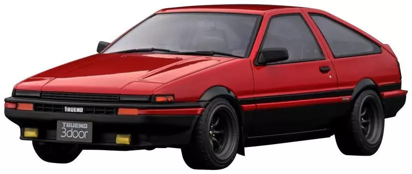 Модель зажигания Toyota Sprinter Trueno 3Dr GT Apex Готовый продукт IG2790 1/18 (АЕ86) Красный / Черный