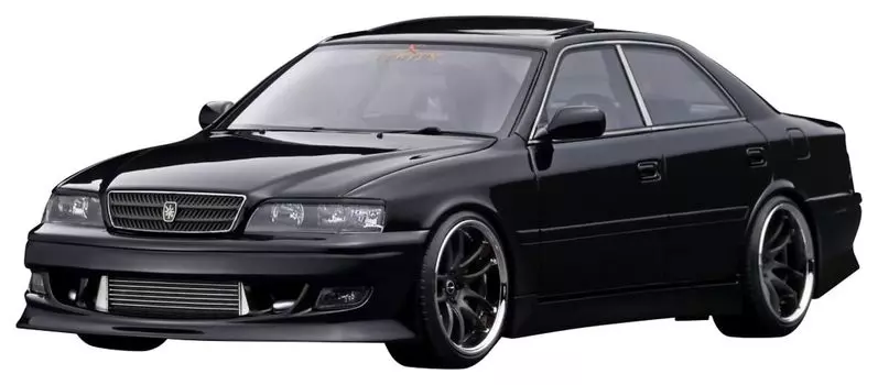 Модель зажигания VERTEX JZX100 Chaser Black, готовое изделие 1/18